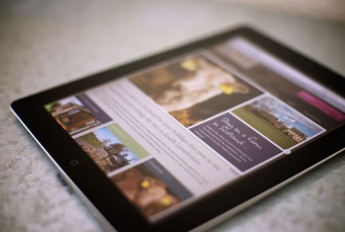 Web design for a self-catering cottage business in Lanarkshire, Scotland