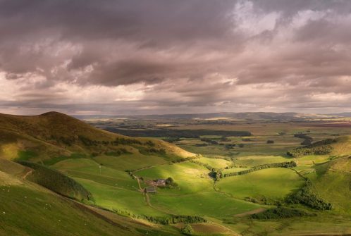 Landscape photography of the Pentland Hills Regional Park