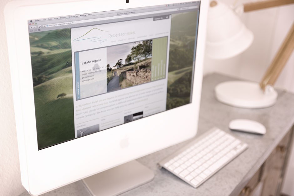 Land agent and estate agent web design