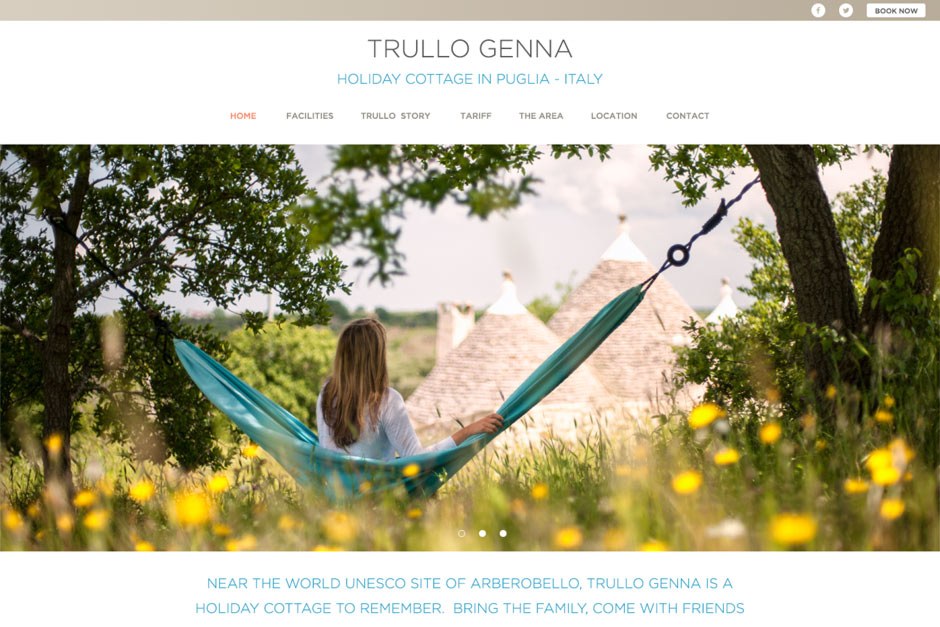 Trullo Genna - Italian Holiday Villa Website & Photography